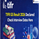 TIFR GS Result 2026 Declared; Check Interview Dates Here